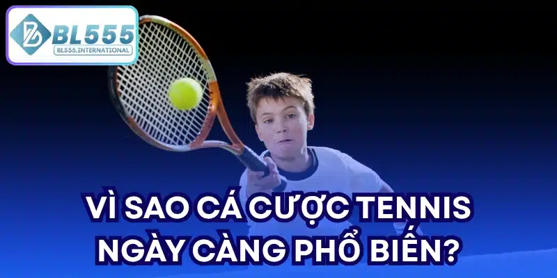 Vì sao cá cược tennis ngày càng phổ biến?